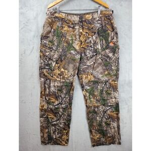 Game Winner Camo Cargo Twill Pants XL‎ 38x29 Realtree Brown Utility Hunting
